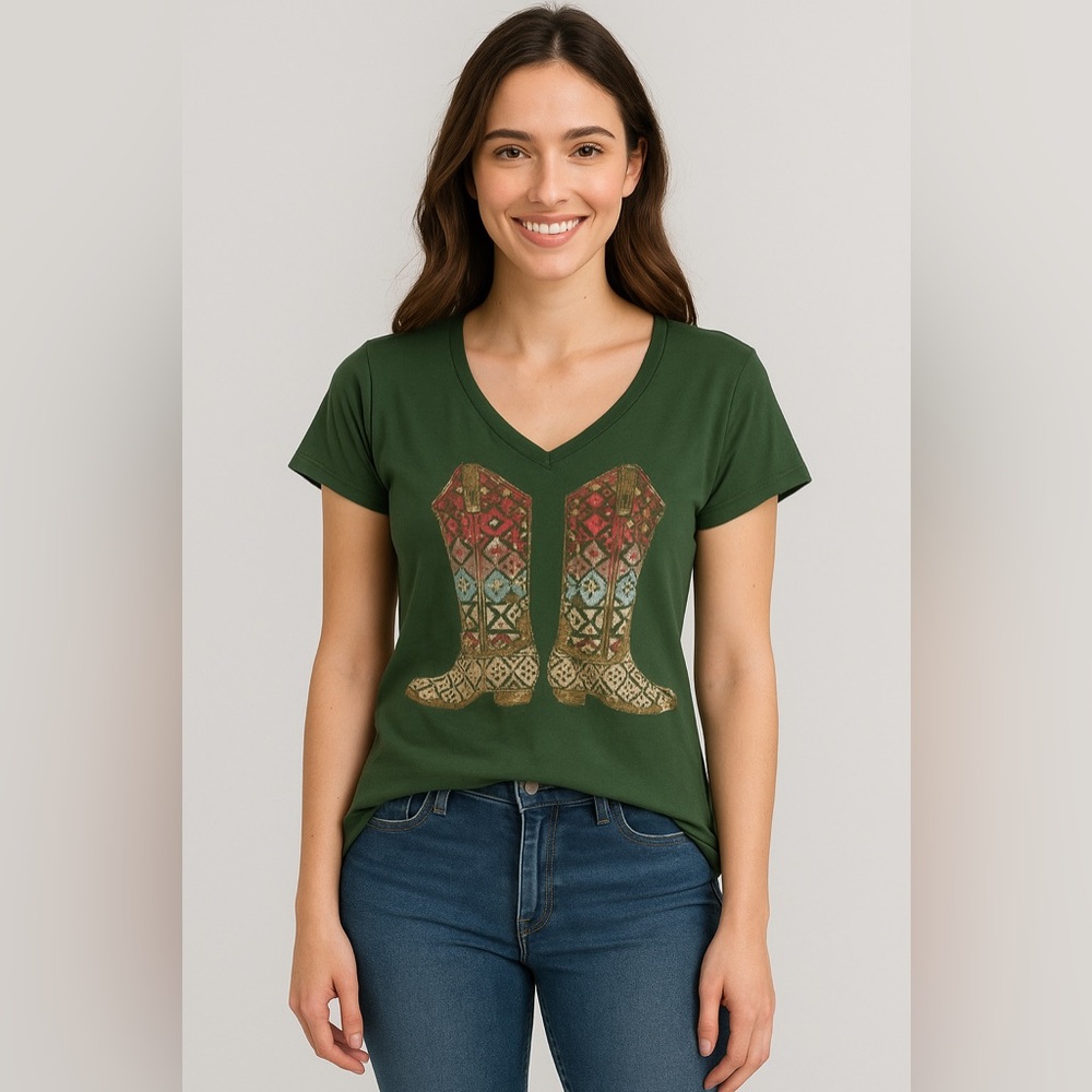 🌈 Ransom Sparkle Boots T-Shirt